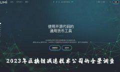 2023年区块链减速技术公司的全景调查